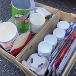 多分良い人なのに!紙コップは古紙で回収できなかった!