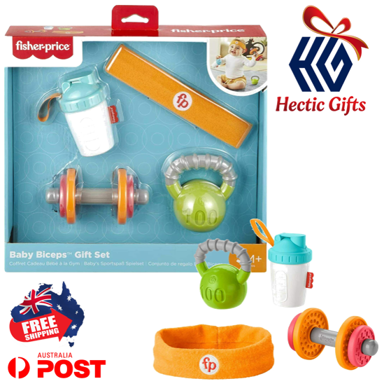 HecticGifts's tweet photo. Keep your baby fit and healthy with this cute Fisher-price Baby Biceps Fitness Activity Set!
https://t.co/88x4f3c3Gv
#New #HecticGifts #FisherPrice #BabyBiceps #Fitness #Infant #Babies #ActivitySet #Dumbbell #Kettlbell #Children #FreeShipping #AustraliaWide #FastShipping https://t.co/a4x1vichNW