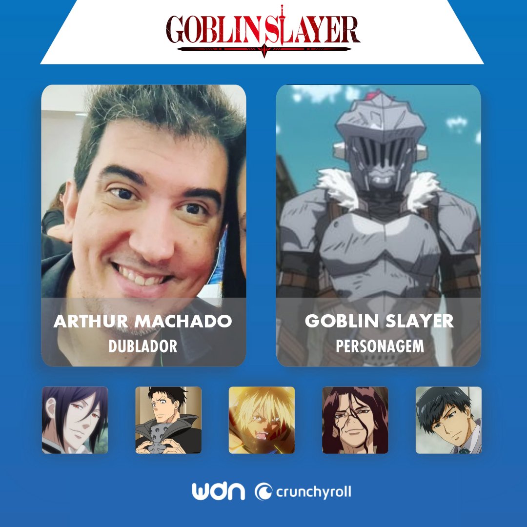 WDN - World Dubbing News on X: 🍂 NOVO EPISÓDIO DUBLADO DISPONÍVEL: 🍁 Goblin  Slayer II - Episódio 8 🧡 Assista na Crunchyroll. 🔹 Vote em sua dublagem  favorita:   / X