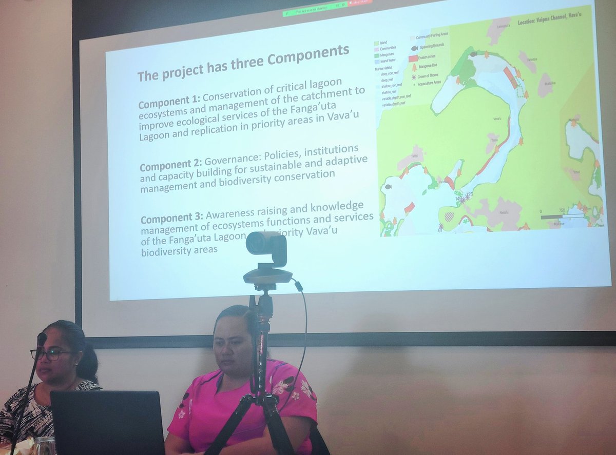 Wini_Nainoca's tweet photo. #Tonga Fanga'uta Lagoon community based managmt continue in @theGEF 7 STAR with Ridge to Reef phase 2 @UNDP_Pacific workg with MEIDECC  &amp; Dept of Env 45,985 beneficiaries, 5,715 hectare protectea area, 120 ha wetlands restored (20ha coral reefs, 20 ha sea grass, 80ha mangroves) https://t.co/Eh75tdHqd3
