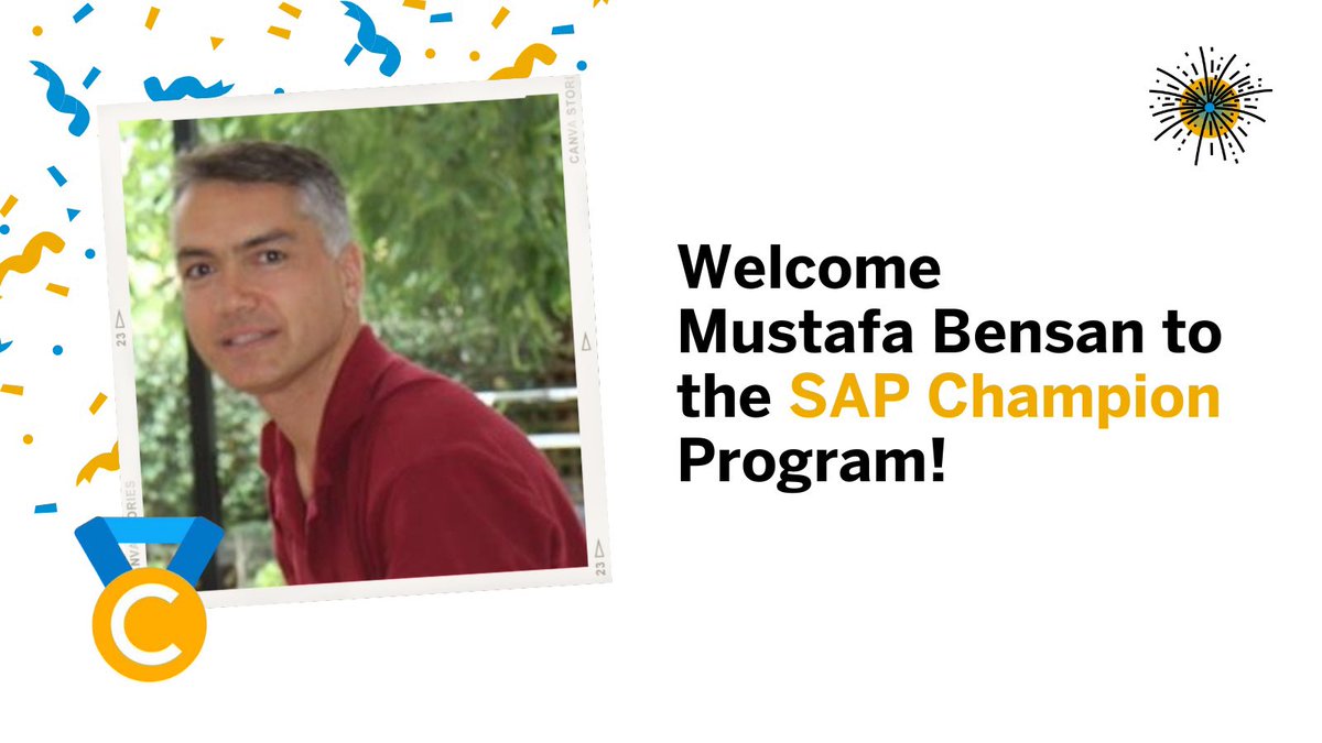 Happy to be named a #SAPChampion.  Looking forward to continuing the #sapbtp discussions with the #sapcommunity.