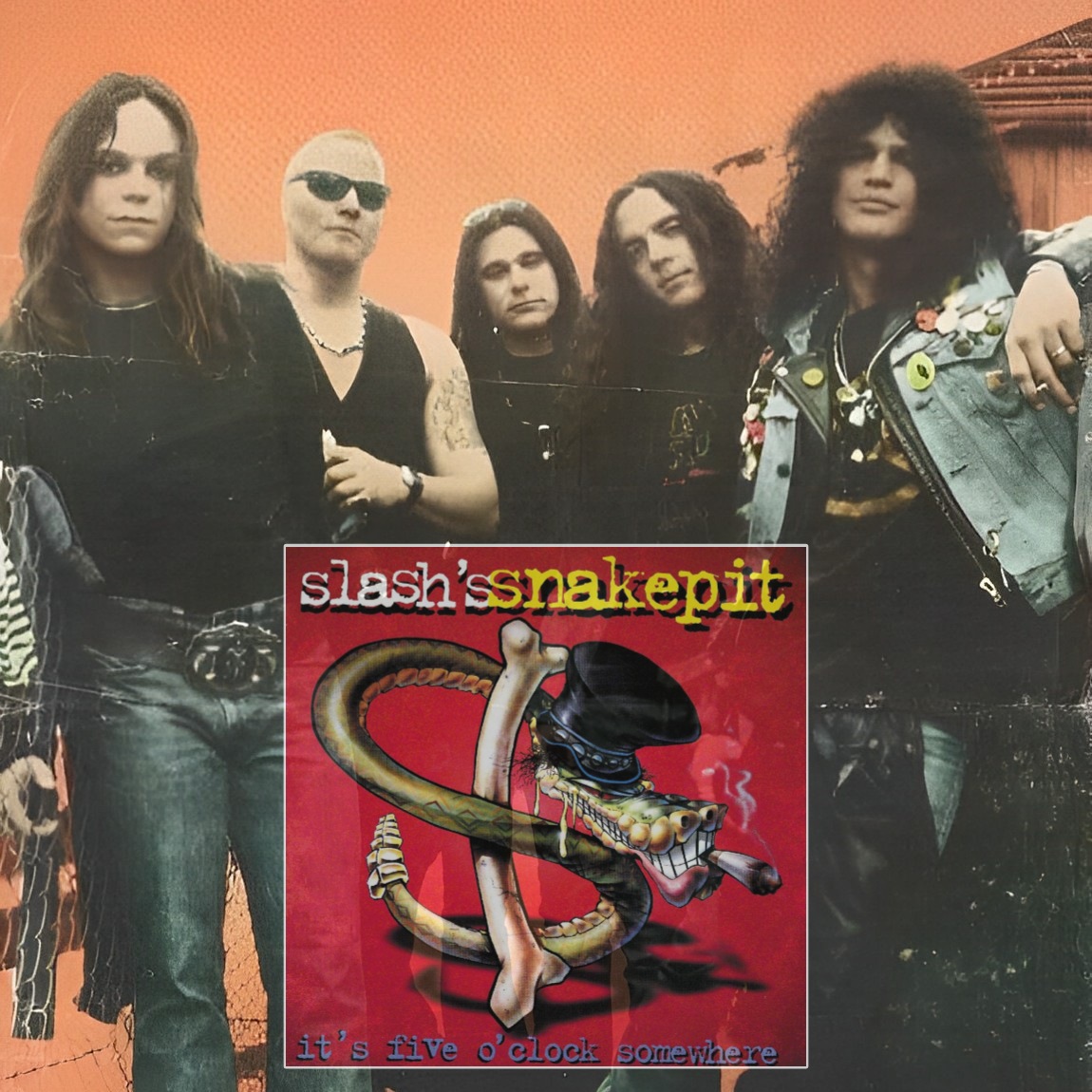 SlashArmy_ARG's tweet photo. Hoy el álbum "It's Five O' Clock Somewhere" está cumpliendo 28 años 🤘🏻🎩🐍

•
•
•
#slash @slash #slashsnakepit #ericdover #mattsorum #gilbyclarke #mikeinez #rnfnr #slashsnakepitifos https://t.co/3Ej5O4qTLQ