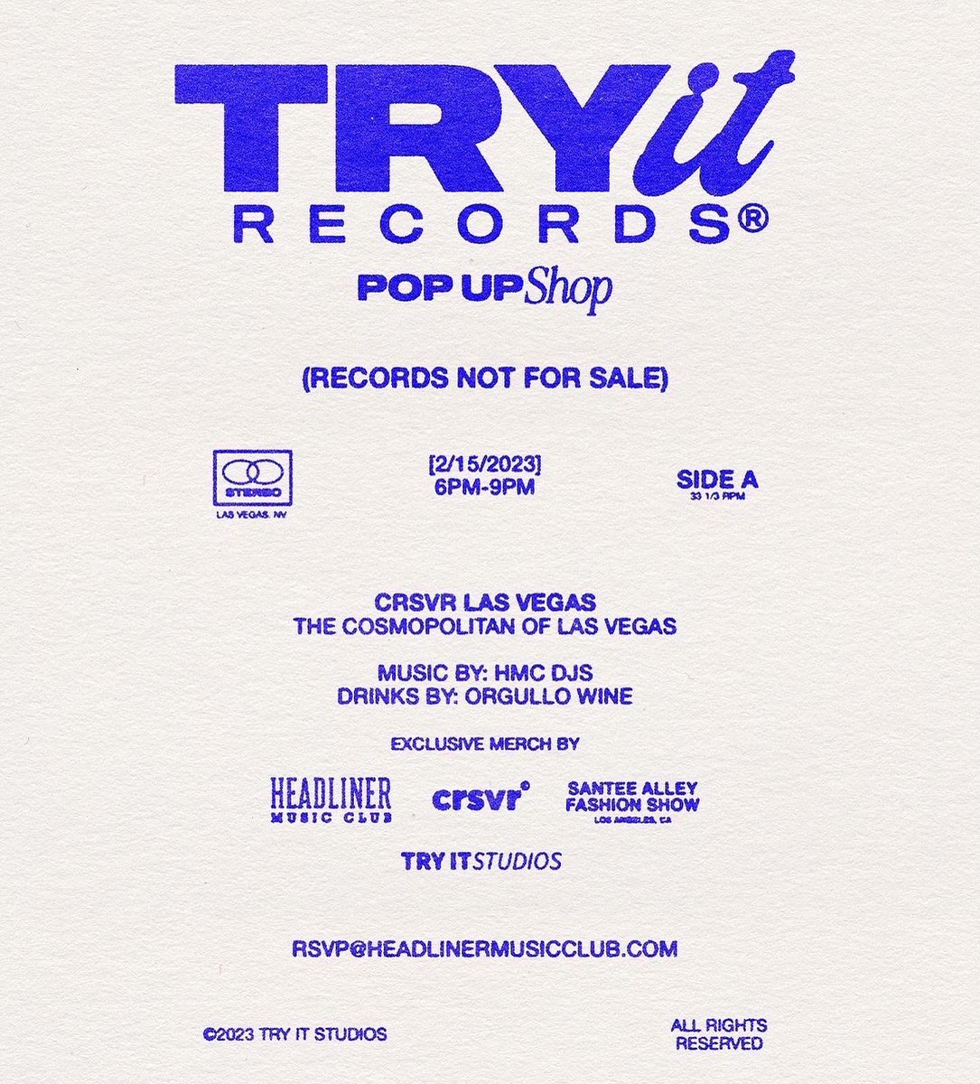 WEAREFAED's tweet photo. We’re hitting the #TryItRecords Pop-Up Shop inside @CRSVR Wednesday, 02/15 & DJing Encore Beach Club’s #HypeAtNight Meltdown Edition inside @WynnLasVegas that night — Who’s in? 🫠 https://t.co/5LdEzSZ9Ej