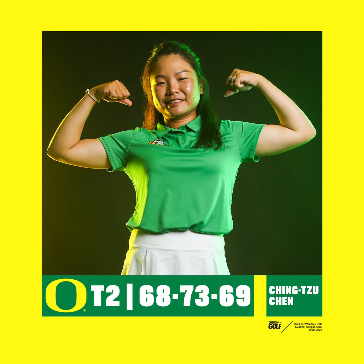 Led her team to victory 🏆

Congrats to CCT on matching her best career finish! 

#GoDucks
