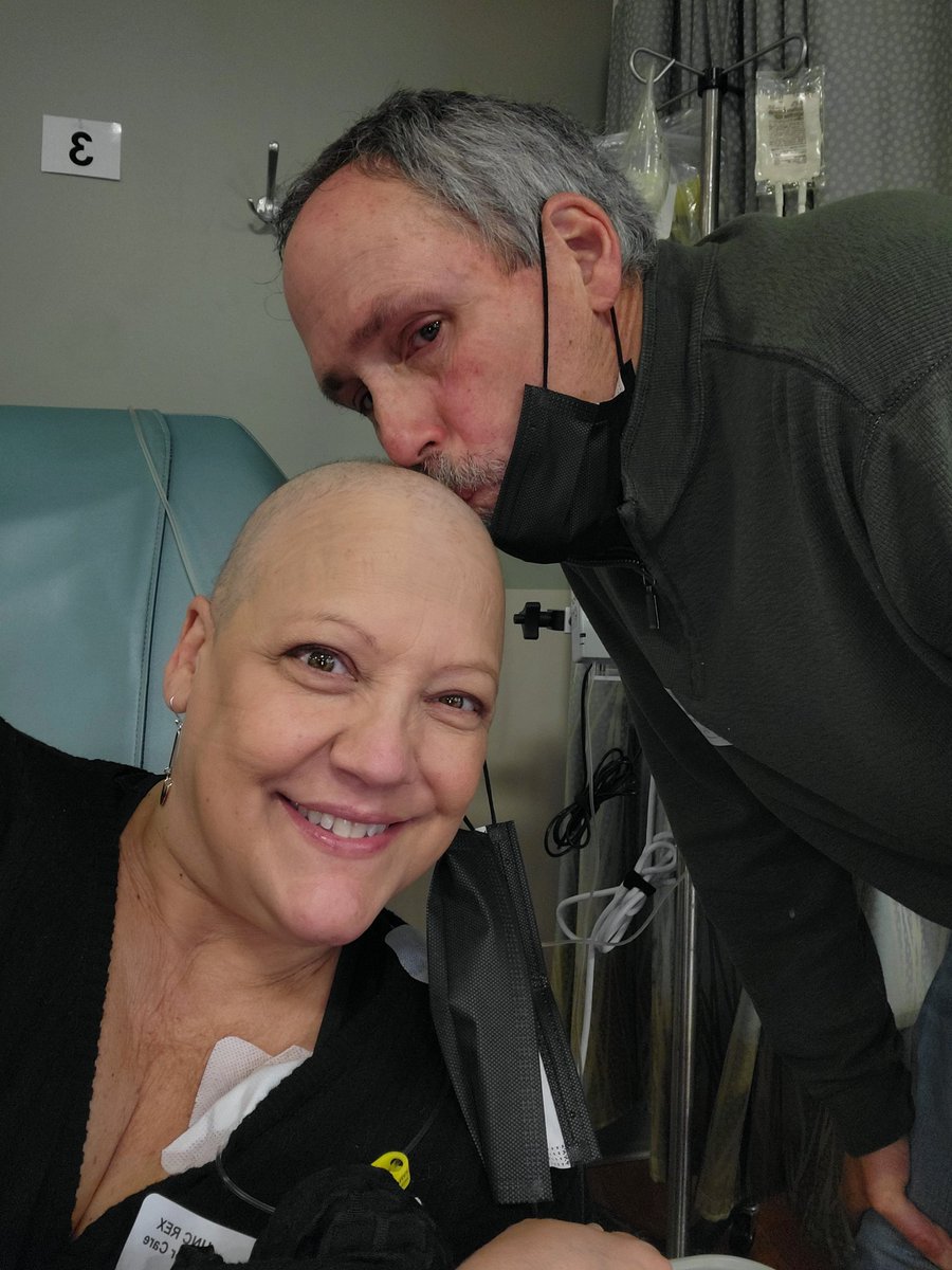 Celebrated Valentine's Day with my love, and chemo. My faith is bigger than my fears. #chemoisawrap