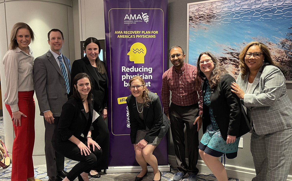 JasonJamesonMD's tweet photo. A big thanks to @jmorijohnson and @caitlinganet for their tireless dedication to the @AmerMedicalAssn Ambassadors program and training at the National Advocacy Conference, #AMANAC! https://t.co/gu38WLCGRC