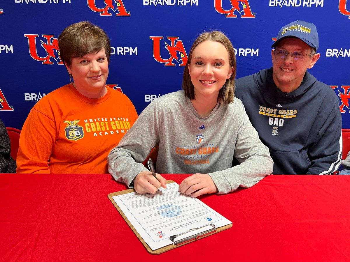 UACharterSchool (@uacharterschool) on Twitter photo Congratulations to Anna Ungerer who will continue her academic and volleyball career at the Coast Guard Academy! <a href="/JZUAHS/">Jim Zorn</a> <a href="/UAathletics/">Union Academy Athletics</a> <a href="/brookeplank/">Brooke Plank</a> @CoachJarredHill Congratulations to Anna Ungerer who will continue her academic and volleyball career at the Coast Guard Academy! <a href="/JZUAHS/">Jim Zorn</a> <a href="/UAathletics/">Union Academy Athletics</a> <a href="/brookeplank/">Brooke Plank</a> @CoachJarredHill