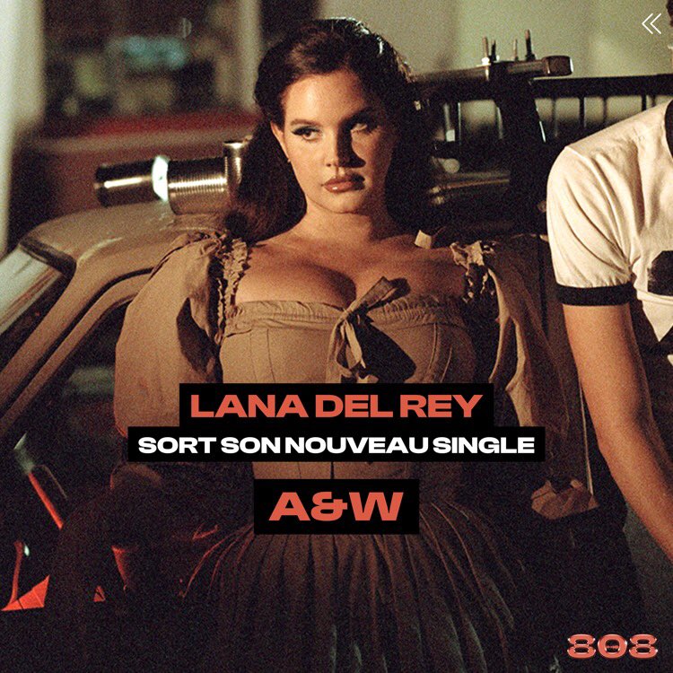 frequence808's tweet photo. Lana Del Rey dévoile son très surprenant nouveau single "A&amp;W", acronyme pour "American Whore" ! 

Elle sortira son album "Did You know that there's a tunnel under Ocean Blvd" le 24 mars 2023 ! 

Hâte ?

À écouter dès maintenant ! 🎧 https://t.co/wIGwyHNH6z