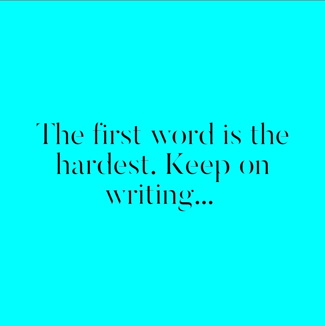 All #writers need a little motivation