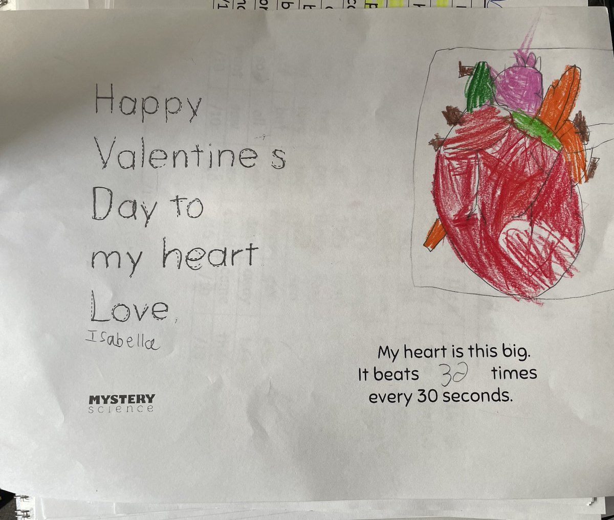 What a perfect day to make observations about our hearts and pulses. Happy, healthy hearts! Go Wise Owls!