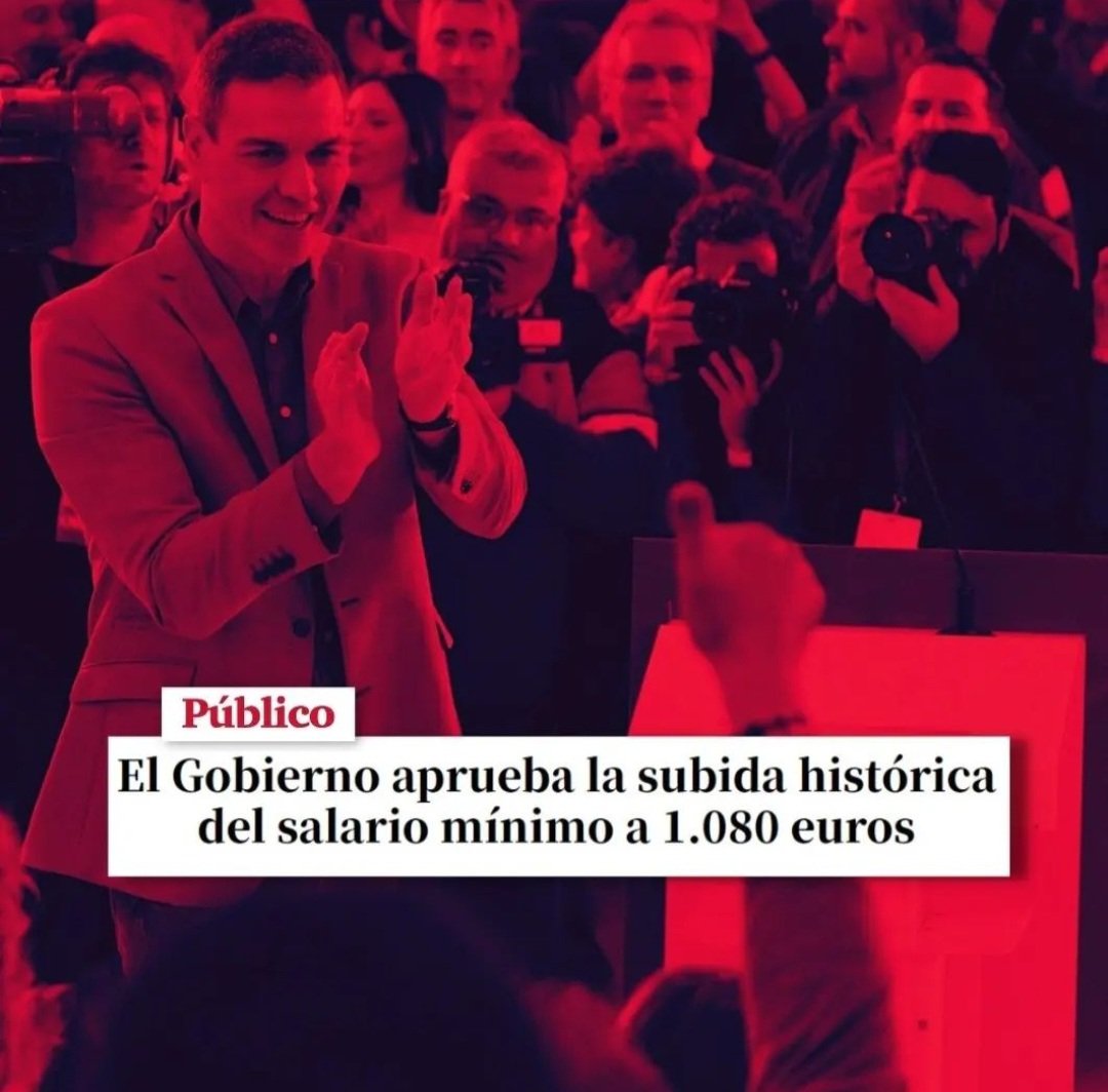 Orgulloso. Porque soy empresario, de una pequeña empresa jurídica y me siento identificado con mis empleados y empleadas.
Siento la satisfacción de su adecuación en nóminas y salario base. Regulando en alza.
Este es mi gobierno. De obreros y obreras. Sin duda #ElGobiernoDeLaGente