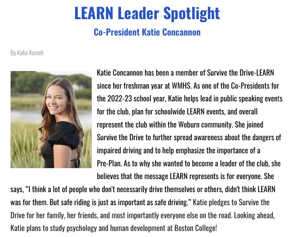 SurviveTheDrive-LEARN (@wmhslearn) on Twitter photo Today & everyday choose LOVE💙 #preplan #ValentinesDay A very special TY to club leaders & members for caring about our mission🥰It’s been an honor working w <a href="/wmhs2023/">WMHS class of 2023</a> Co-Prez <a href="/kconcannon11/">katie concannon</a> & her siblings before her who support the cause! <a href="/WMHSVolleyball/">Woburn Volleyball</a> <a href="/woburnsoftball/">Woburn Softball</a> <a href="/mpcesq/">Michael Concannon</a> Today & everyday choose LOVE💙 #preplan #ValentinesDay A very special TY to club leaders & members for caring about our mission🥰It’s been an honor working w <a href="/wmhs2023/">WMHS class of 2023</a> Co-Prez <a href="/kconcannon11/">katie concannon</a> & her siblings before her who support the cause! <a href="/WMHSVolleyball/">Woburn Volleyball</a> <a href="/woburnsoftball/">Woburn Softball</a> <a href="/mpcesq/">Michael Concannon</a>