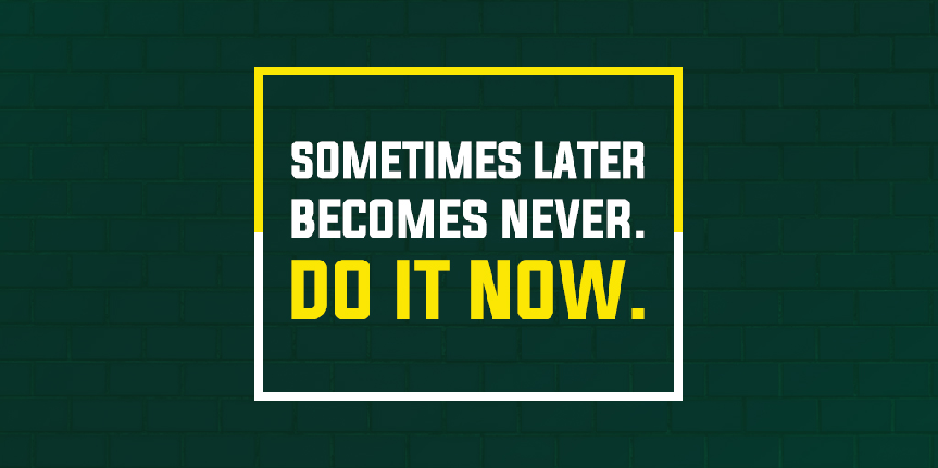 JenkinsChiroID's tweet image. Later is a time that never comes and if it does, it comes too late. ⏰ #Motivation #MotivationalQuotes #InspirationalQuotes #Inspiration #QuoteOfTheDay #LifeQuotes #PositiveVibes #SuccessQuotes