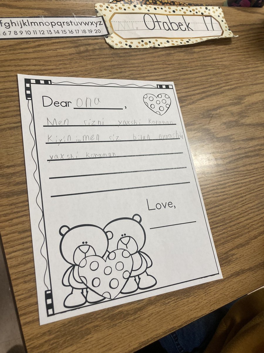 Letters to people we love ❤️