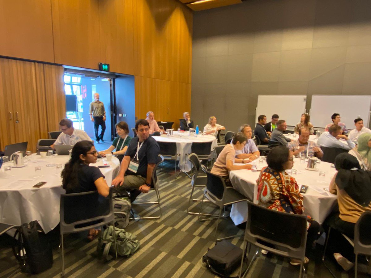 Very pleased to open the trg workshop on #circular economy,  #reuse and #resilience at <a href="/WASHFutures/">Water and WASH Futures Conference</a> in #Brisbane. Reducing water losses, increasing recycle and reuse, switching water infra to operate on renewable energy, and reducing emission is a priority for <a href="/WorldBankWater/">World Bank Water</a>.