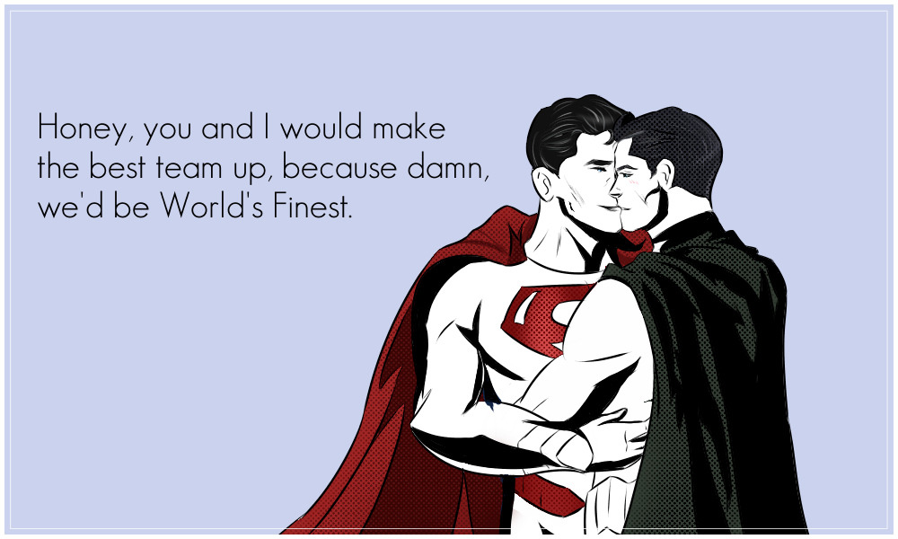 An old card I drew. Happy Valentine's Day sweethearts #superbat #ValentinesDay