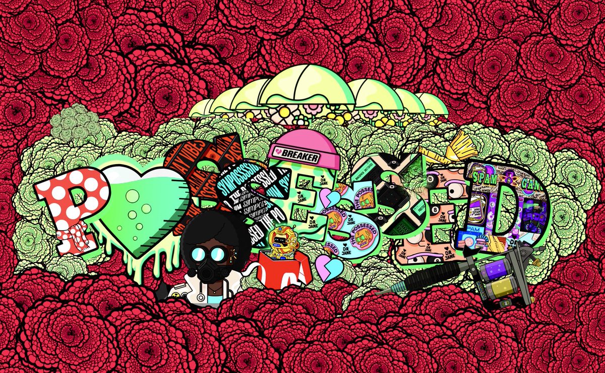 KenFt77's tweet photo. Dear Dr. Jane,
Roses are red, Mushrooms are too, I made some flowers out of Brocc just for you. -Anonymous-
@ThePossessedNFT #DrJane #P4SD #ValentinesDay2023 https://t.co/JDdCW6iQ6L