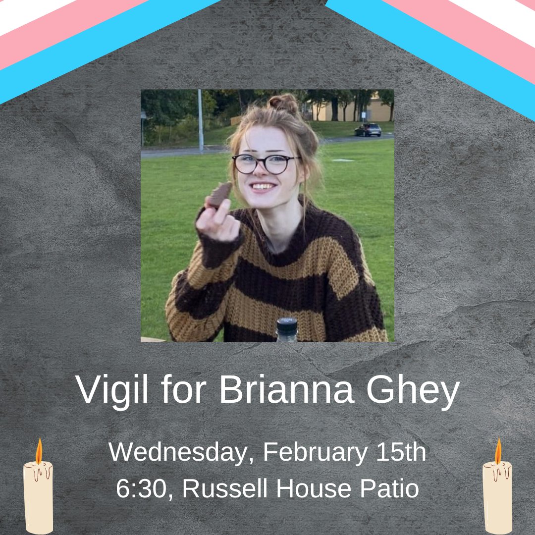sc_oat's tweet image. USC students are holding a vigil in memory of Brianna Ghey, a British 16 year old trans woman that was murdered. Candles will be available, but bring your own and some friends. In times like these it's important that we gather and not have to process these tragedies alone.