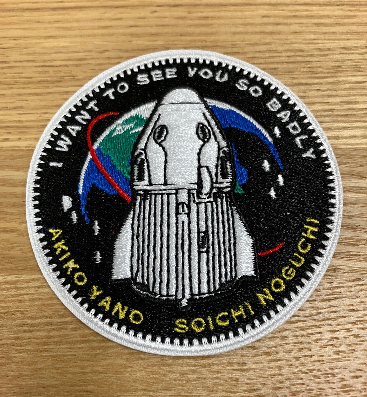 入手困難 NASA 公式販売 野口聡一さん 名前印字 ディスカバリ メダル
