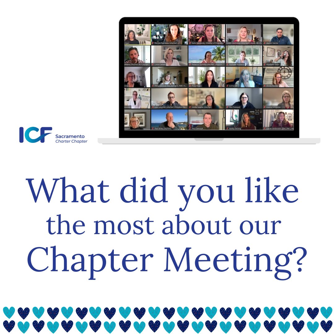 ICFSacramento's tweet photo. Let us know in the comments!

Next event:
📆  Feb. 22nd - Lunch and Learn: How to Get, Renew or Upgrade Your Credential with Laurie Cozart

To register: https://t.co/Jrbd7RfczP https://t.co/nY6Hmio18W