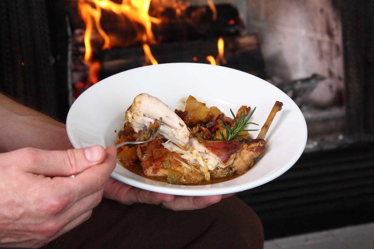 #MeatsJustRightForAColdWinterNight Lapin au Vin is a French rabbit stew prepared in the style of a classic Coq au Vin. Buy superior quality Spanish rabbit at MarxFoods.com. Free shipping via FedEx Overnight.

Recipe: bit.ly/3WSJylz
Shop: bit.ly/3g9fdNK