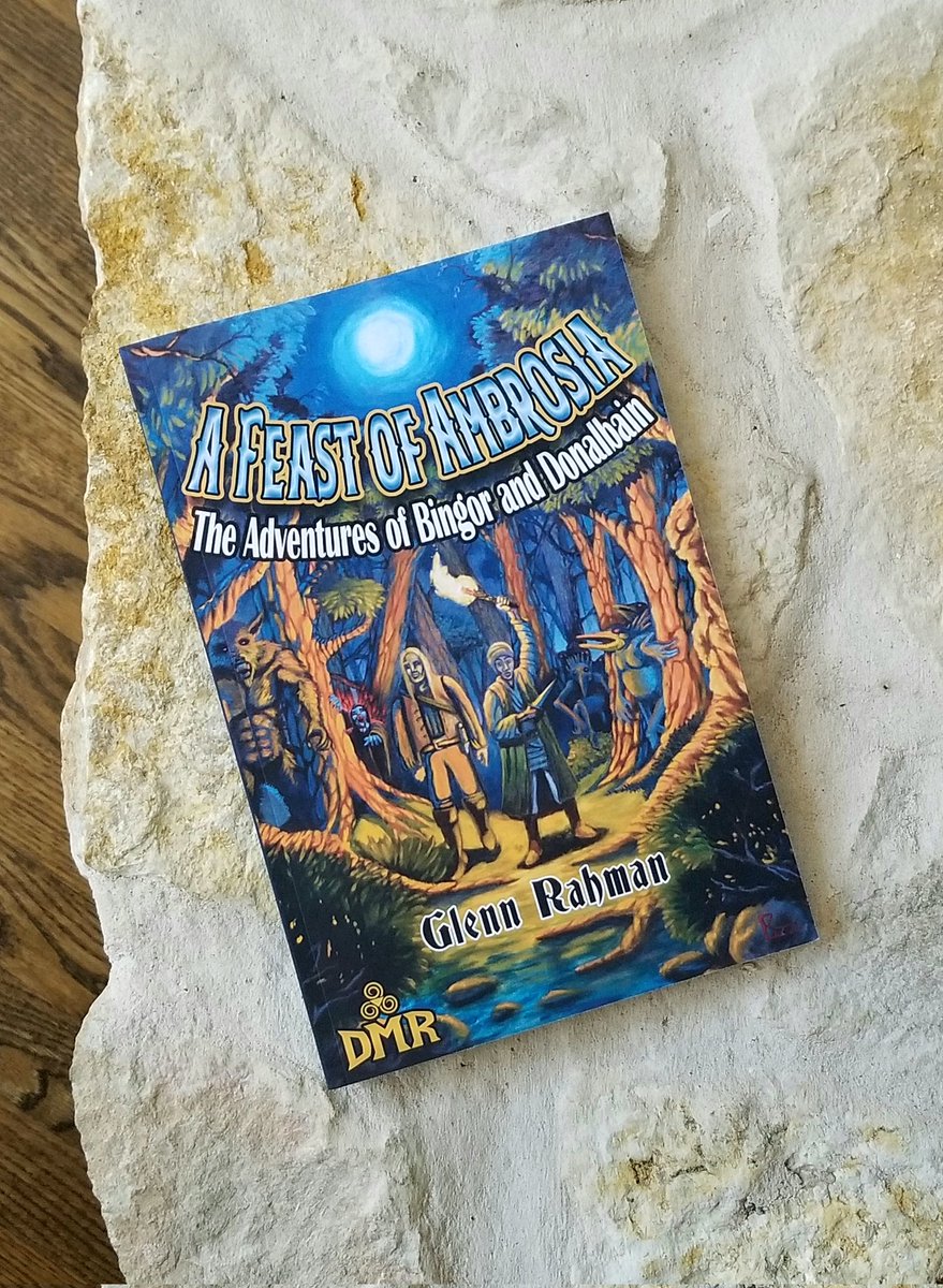 A Feast of Ambrosia: The Adventures of Bingor and Donalbain by Glenn Rahman and @dmrbooks 

Ever voting with my wallet as it were, and the Scot in me was only more than happy to oblige with this one!

#swordandsorcery