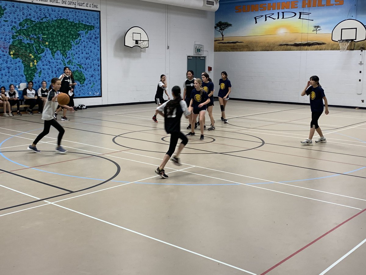 Grade 7 Girls’ Basketball team get their first win with their first game of the season🏀 #basketballseason #Lionsroar #playhard