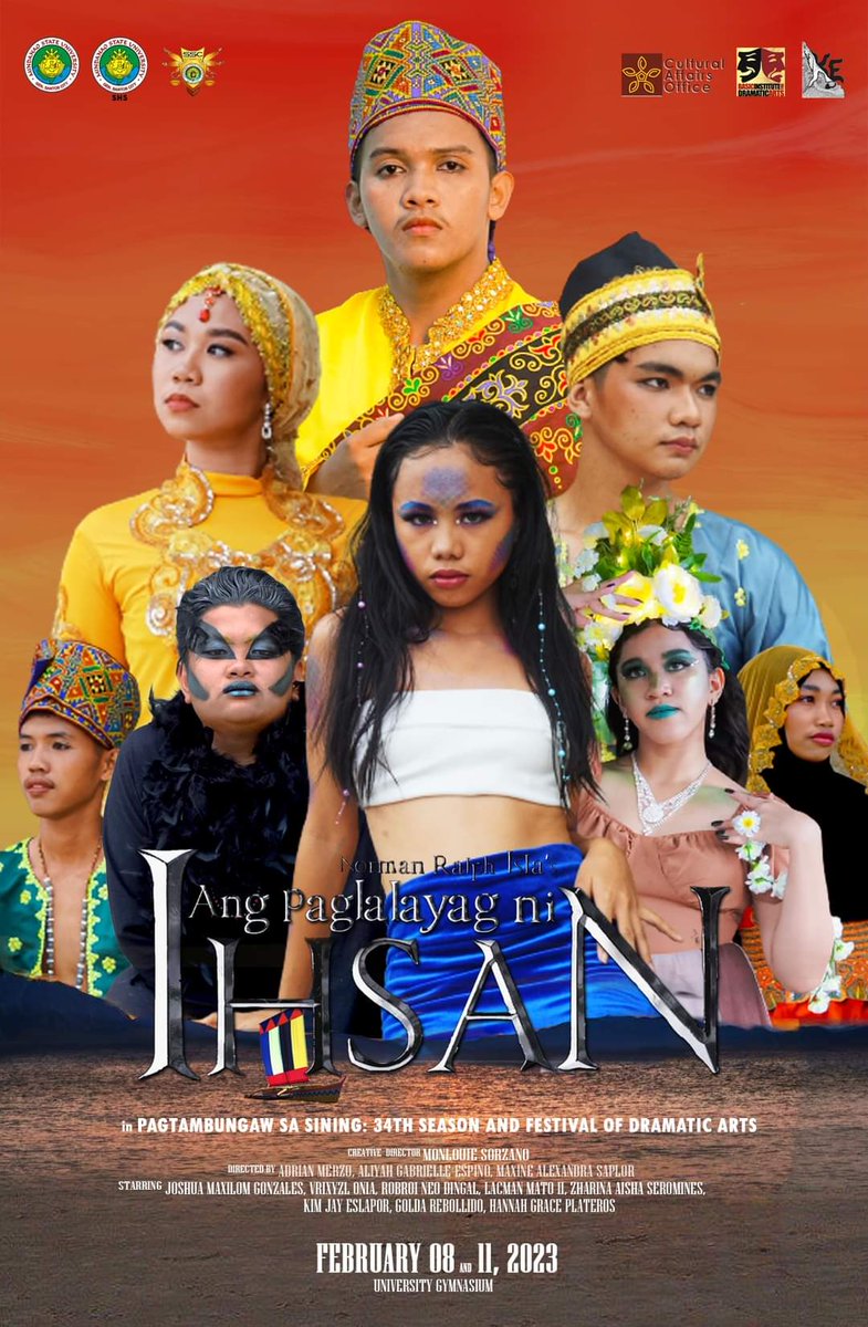 apni2023's tweet photo. Abangan at samahan niyo kaming galugarin ang makulay na buhay ni Ihsan at ang kanyang mga kakaharaping pagsubok sa gitna ng marahas ngunit nakakabighaning  karagatan.⛵⛵

Ipapalabas na ngayong Pebrero 8 at 11, 2022 sa MSU-GSC GYMNASIUM!🐟🐟

Magkita-kita tayo! 👀 https://t.co/DfPrmSuqSV