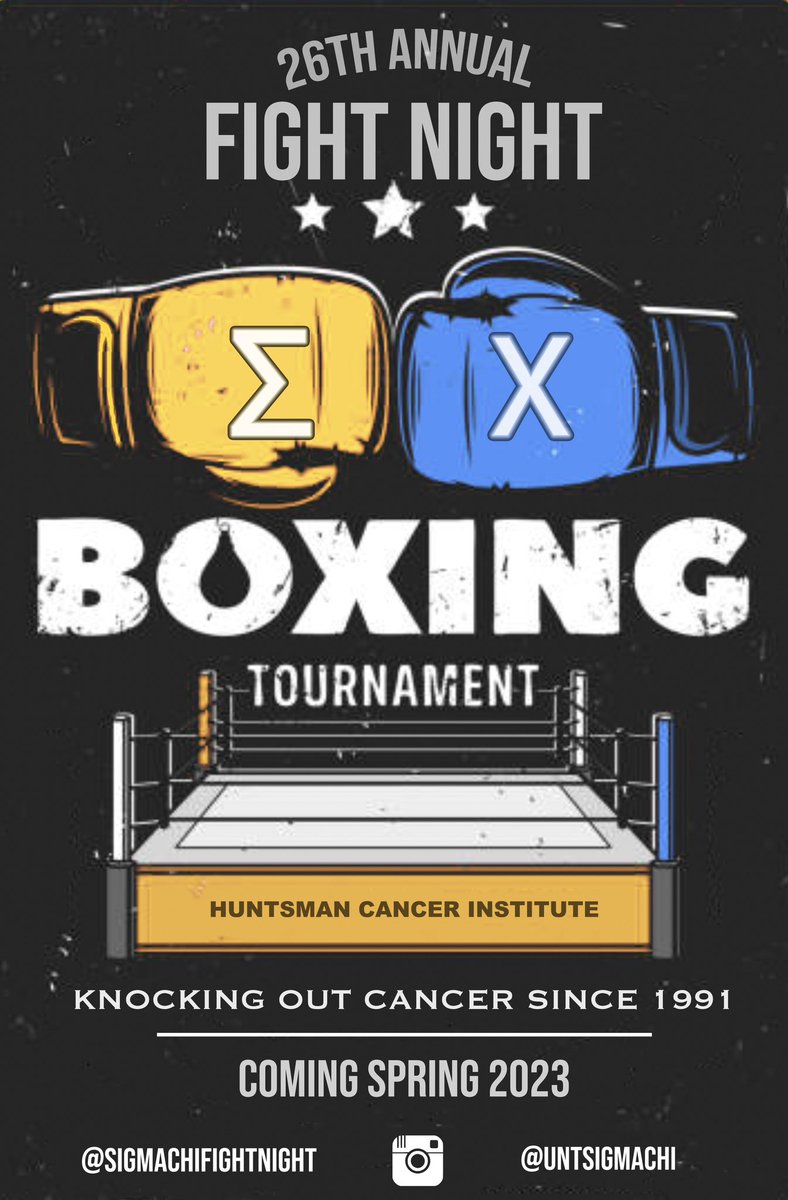 The 26th Annual Fight Night is coming soon! More information to come…