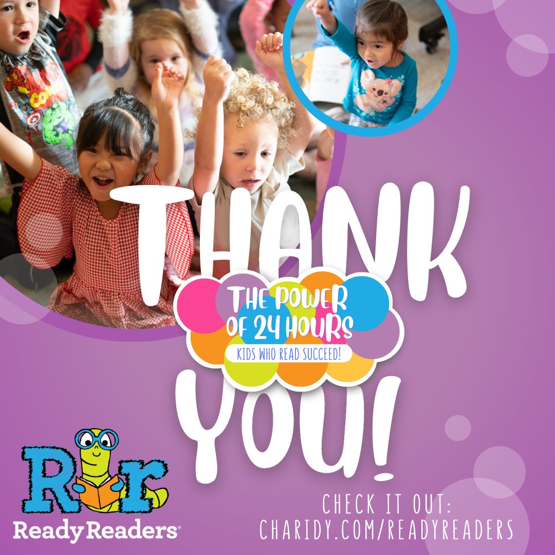 WE DID IT!!!!! We reached our goal and raised $220,336 to support our Storytime program and new books to more than 13,600 children in under-resourced communities in the St. Louis metro area!!
From the bottom of our hearts, THANK YOU!!!!! 📚📚🥳💕

#KidsWhoReadSucceed #charidy2023