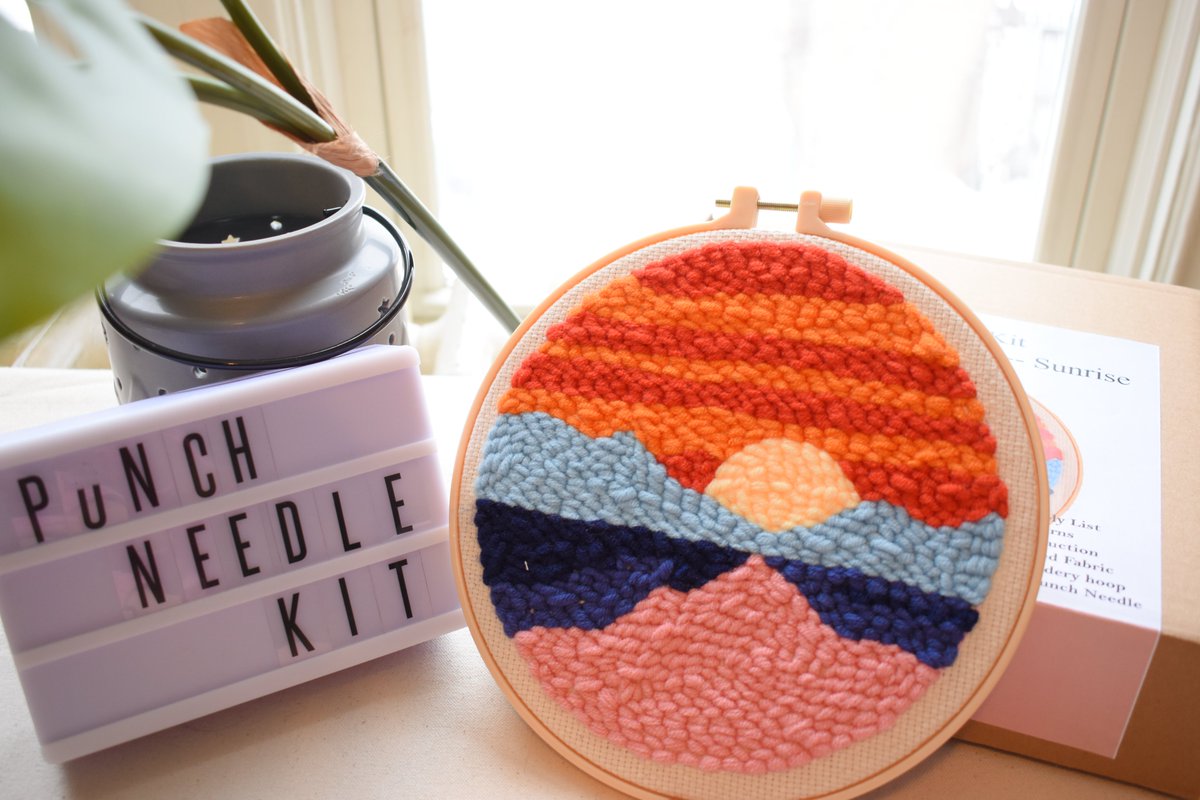 SugarBplays's tweet photo. #DIY #crafting 
https://t.co/qfZERrLADH
DIY Punch Needle Kit - Fun and satisfied!
#doityourself https://t.co/raHXdP2nUv
