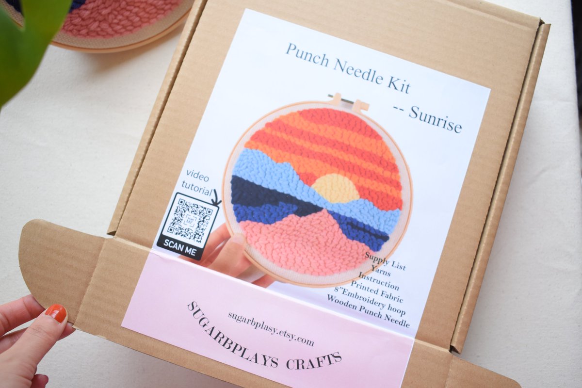 #DIY #crafting 
sugarbplays.etsy.com/listing/138842…
DIY Punch Needle Kit - Fun and satisfied!
#doityourself