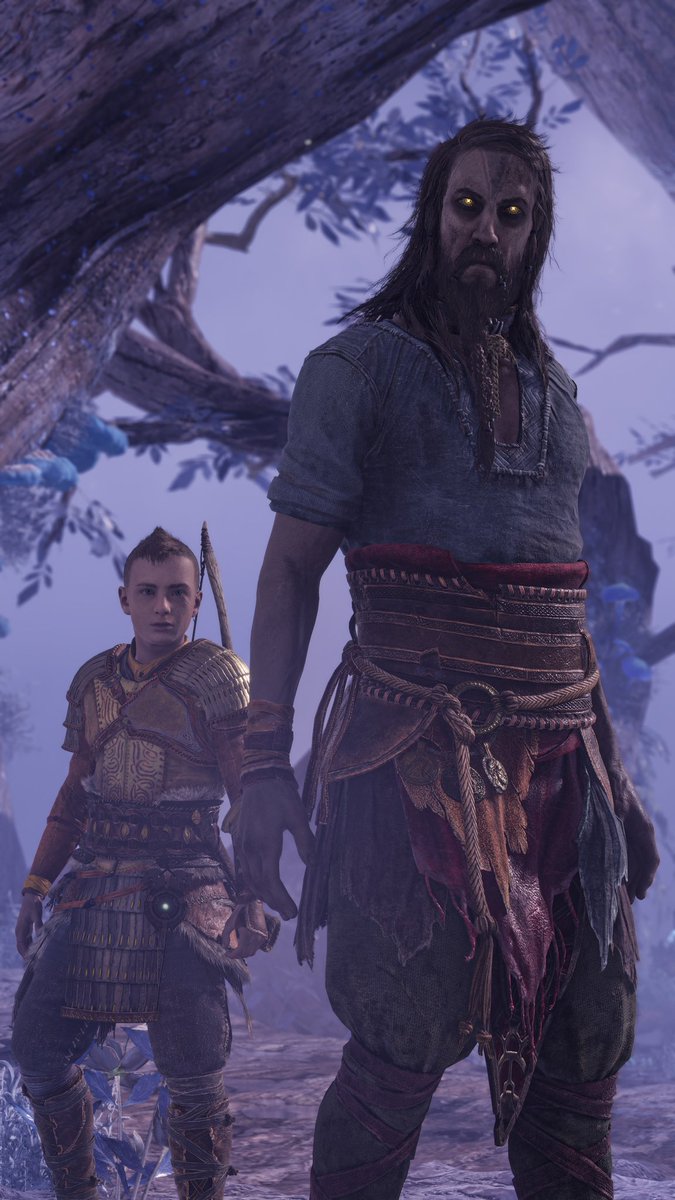 Giants! 😄❤️ <a href="/SonySantaMonica/">Santa Monica Studio – God of War Ragnarök</a> #VirtualPhotography #Gametography