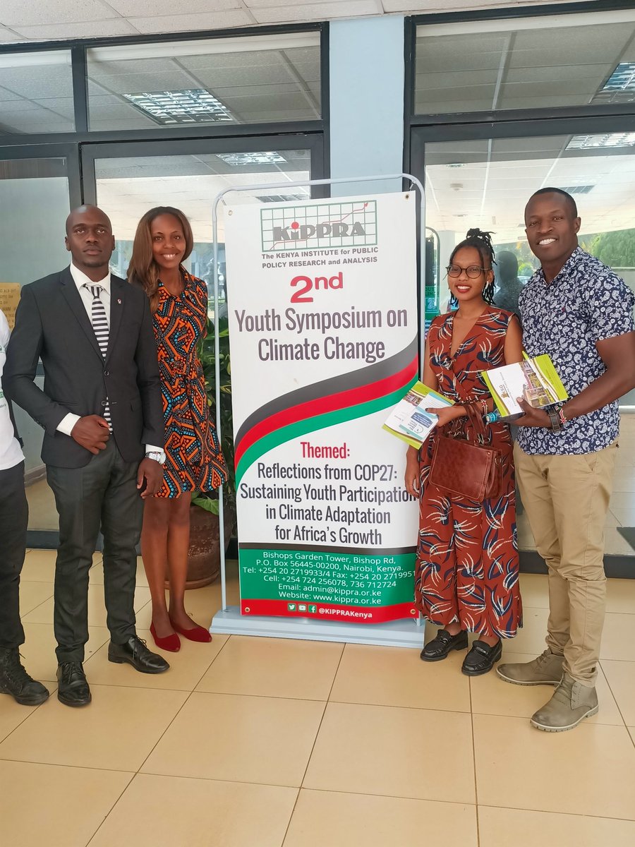 James_Nandi's tweet photo. Ongoing 2nd Youth Symposium on #ClimateChange by @KIPPRAKENYA at the Kenya School of Gov't.
Youths have a great role to play in #ClimateAction and much to reap from #ClimateSmartAgriculture.

@UNDPKenya @IFPRI @KeTreasury @LindaMakau @VivEmRibs @KenyaClimateChY @onjolo_kenya https://t.co/64NS4dv0dA