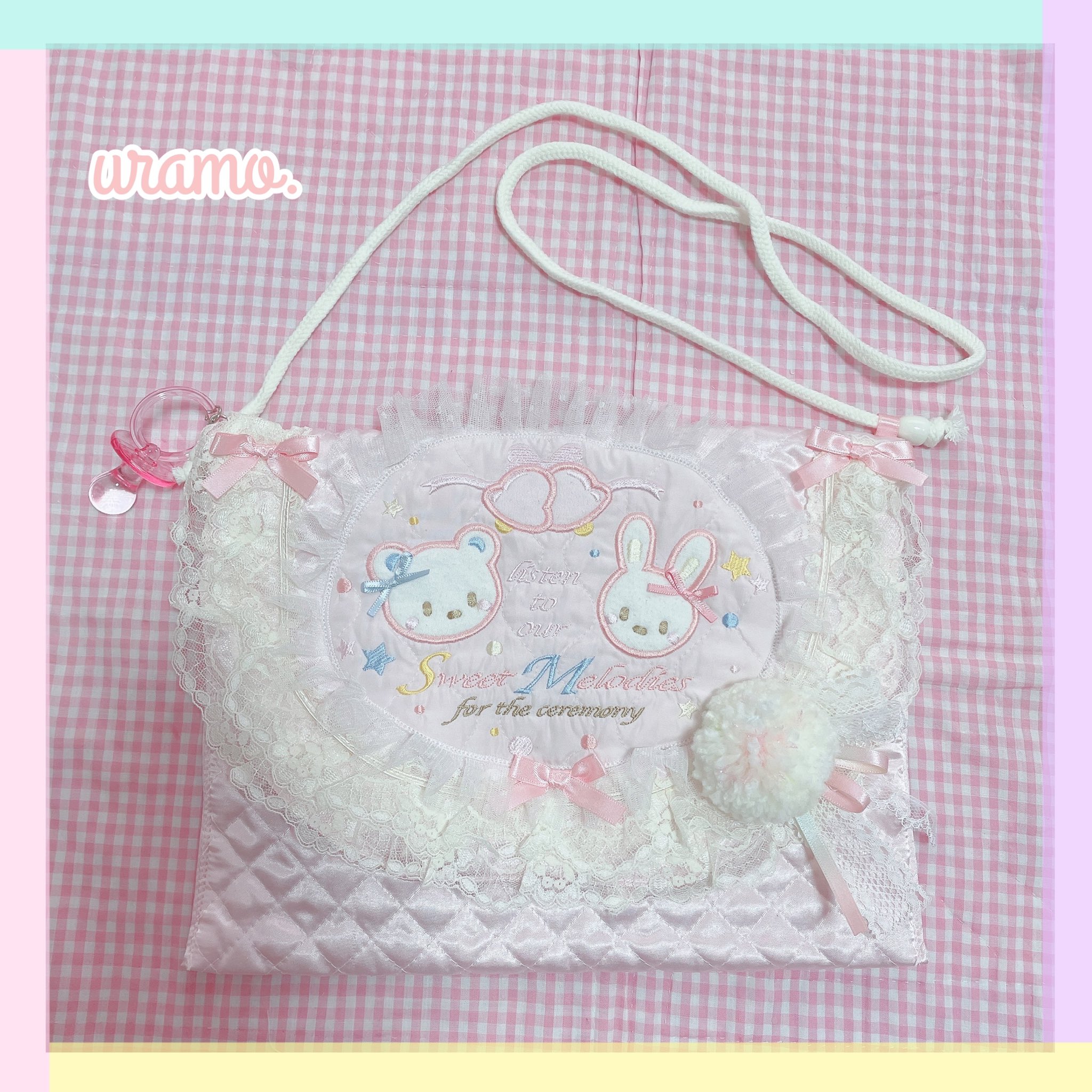 uramo♡リメイクBaby fluffy bunnyちゃんのファンシーbag | www
