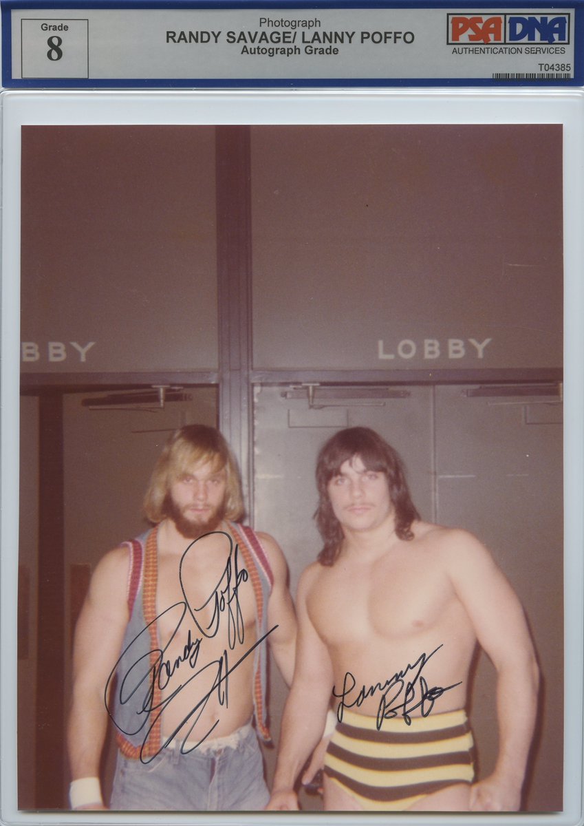 #LannyPoffo #MachoMan #WrestlingAutographs #TheHobby #PSADNA