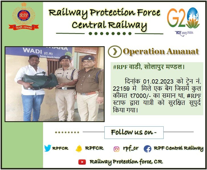 RPFCR's tweet photo. #OperationAmanat
@RPF_INDIA  @Central_Railway https://t.co/7lteo6xIab