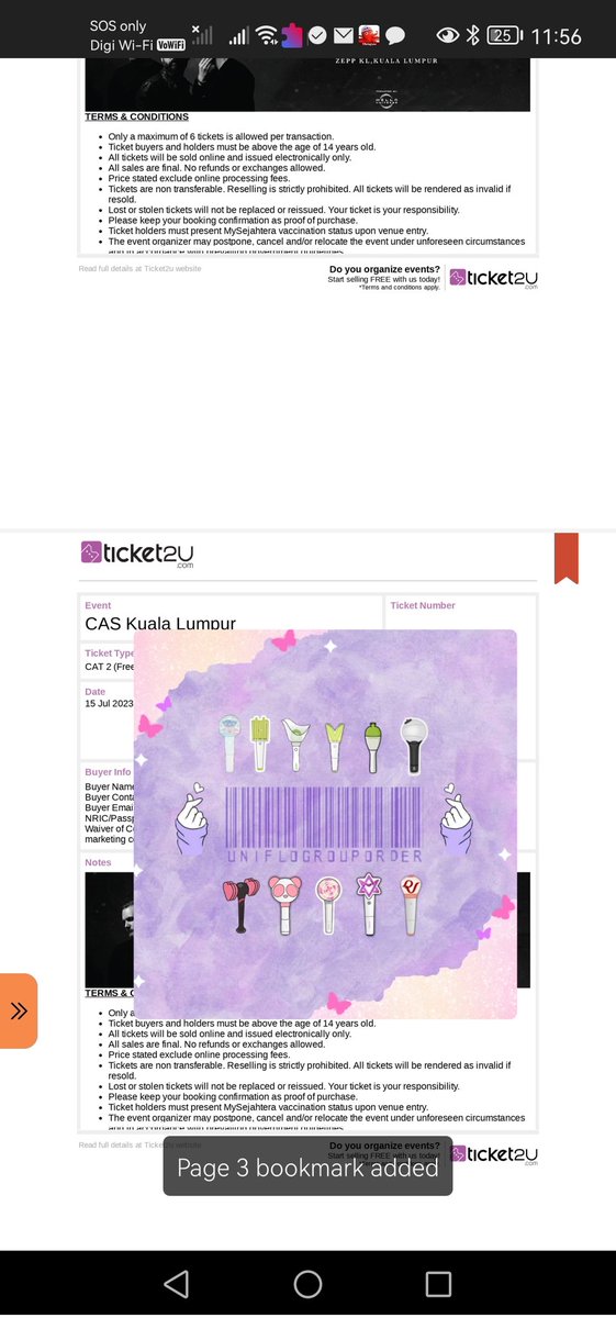 UG #uniflo_readystock ticketing service tweet media