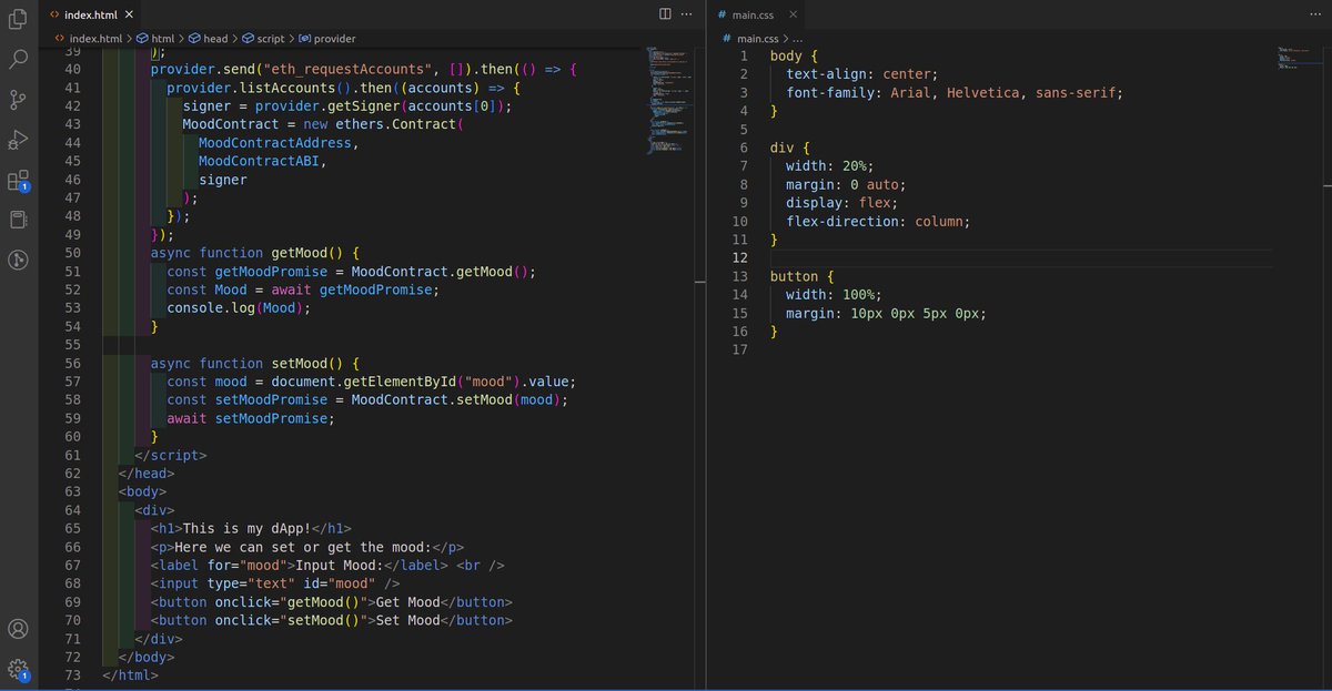 vundnido's tweet photo. Day 23 of #100daysofcode w/ @LearnWeb3DAO

1. Finished debugging dApp and finished Freshman track lesson 8.
2. Learned about errors, function modifiers, and events in solidity.
3. Read ether.js documentation to understand how to interact with the blockchain.
#100DaysofCodeLW3 https://t.co/S6mF6zGAdM