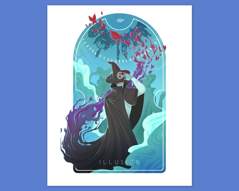 HandbookHeroes's tweet photo. Today's school of magic is Illusion! Check out that other designs and grab your #art #prints at the Handbook's etsy shop! https://t.co/zsdITFqxwD
#dndd #RPGs #fantasy #magic #tabletopgaming https://t.co/IFLVM0c4Rg