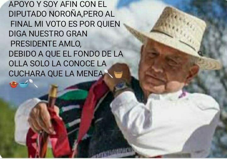 🇲🇽 AMLOVERDEVERACRU 🇲🇽

AL FINAL NOS VAMOS CON QUIEN DIGA NUESTRO GRAN PRESIDENTE AMLO.
#VotoMasivoPorMorena2023-24
#AMLOElMejorPresidenteDelMundo