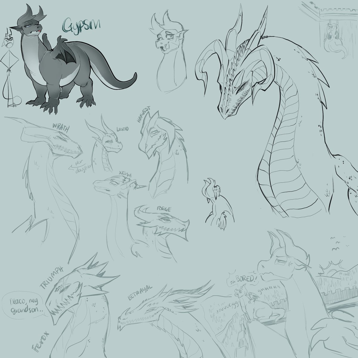 The_B311's tweet photo. Dragons >=) https://t.co/tCM8DLk0bz