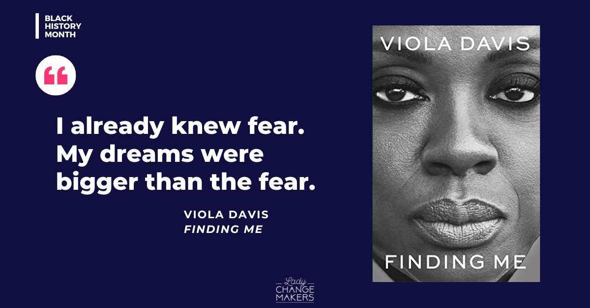 ladychangemaker's tweet photo. Viola Davis' book "Finding Me" is full of wisdom, insights, inspiration, hope, and understanding. "Finding Me" is our Feb book in the Lady ChangeMakers Book Club.

Join our book club here: https://t.co/DnYKgkwqP2

#ladychangemakers #LCM #bookclub #ladyboss #womeninbusiness https://t.co/gLVtJ47pdi