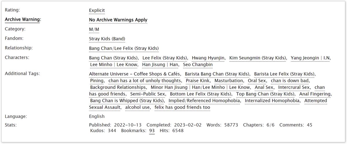5kzlu's tweet photo. Starstruck☕️
🌻sbux employee au
🌻pairing: chnlx
🌻words: 58k
🌻rating: explicit
🌻chapters: 6/6
🌻link: https://t.co/1lWV4LvWTG https://t.co/cdM8k2nVN6