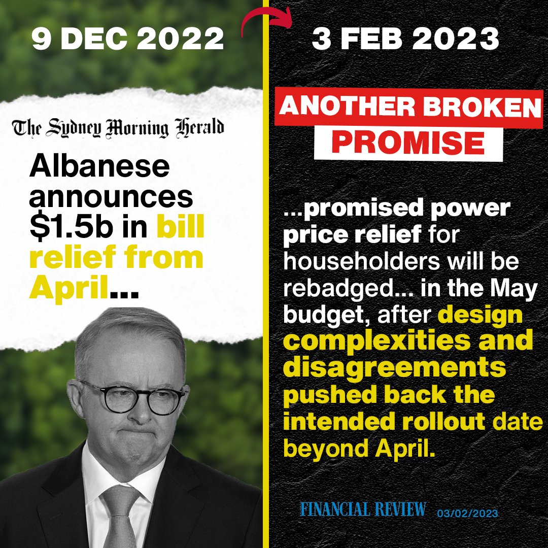 Labor wasted millions of dollars to recall Parliament before Christmas to rush through an energy plan that they still don't know how to implement. 

Now, Labor is making families wait even longer for their promised 'relief' all the while energy prices skyrocket. 

#auspol