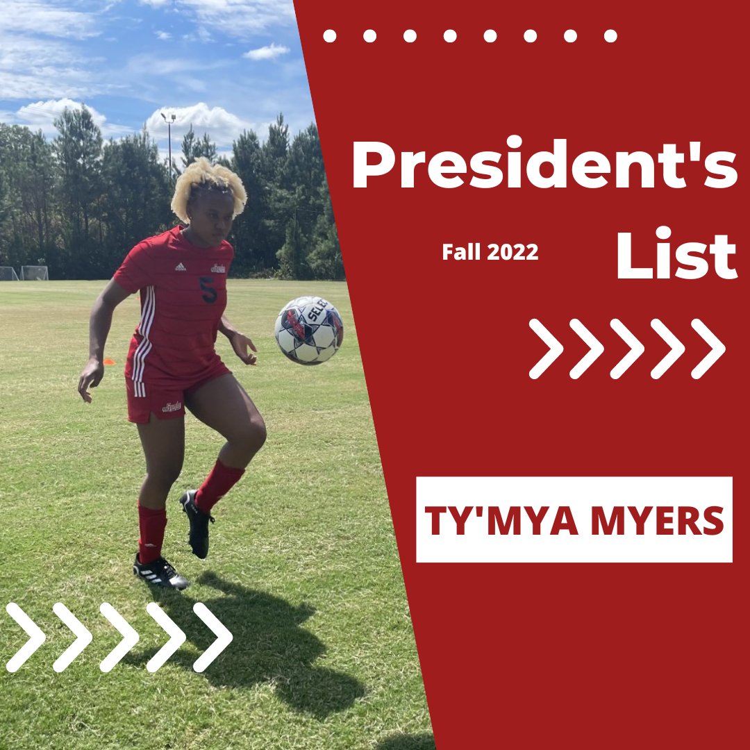 fireantswsoccer's tweet photo. Congratulations to our President's List honoree, Ty'Mya Myers!!! To achieve this honor, Ty'Mya maintained a 4.0 GPA on a minimum of 12 credit hours. Way to go, T! We are very proud of your achievement!|
#fireantfamily #elitemindset https://t.co/nQ3lzTmqCD