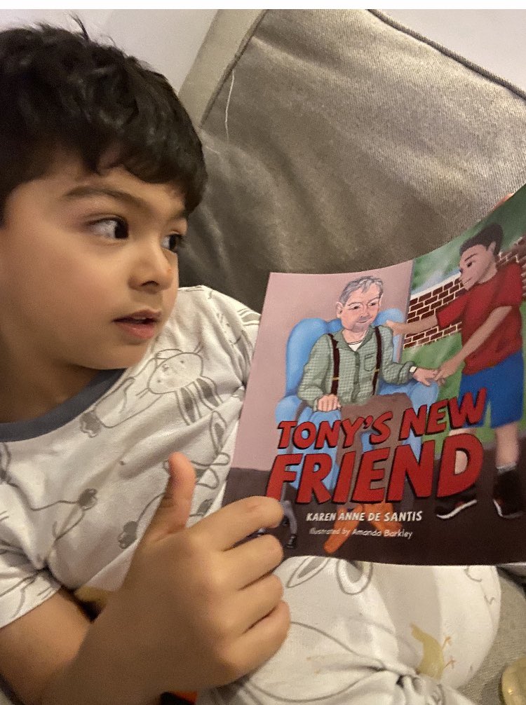 KADeSantis4's tweet photo. Do you want a local author, (of “Tony’s New Friend”), to come into your classroom and do a read aloud with your students on character development and helping our aged? Message me to set up. Grade 2 to 5 @ETFOeducators @EssexCountyLib @gecdsbpro @WECDSB @TVAelementary https://t.co/3S3Y1Gq9Py