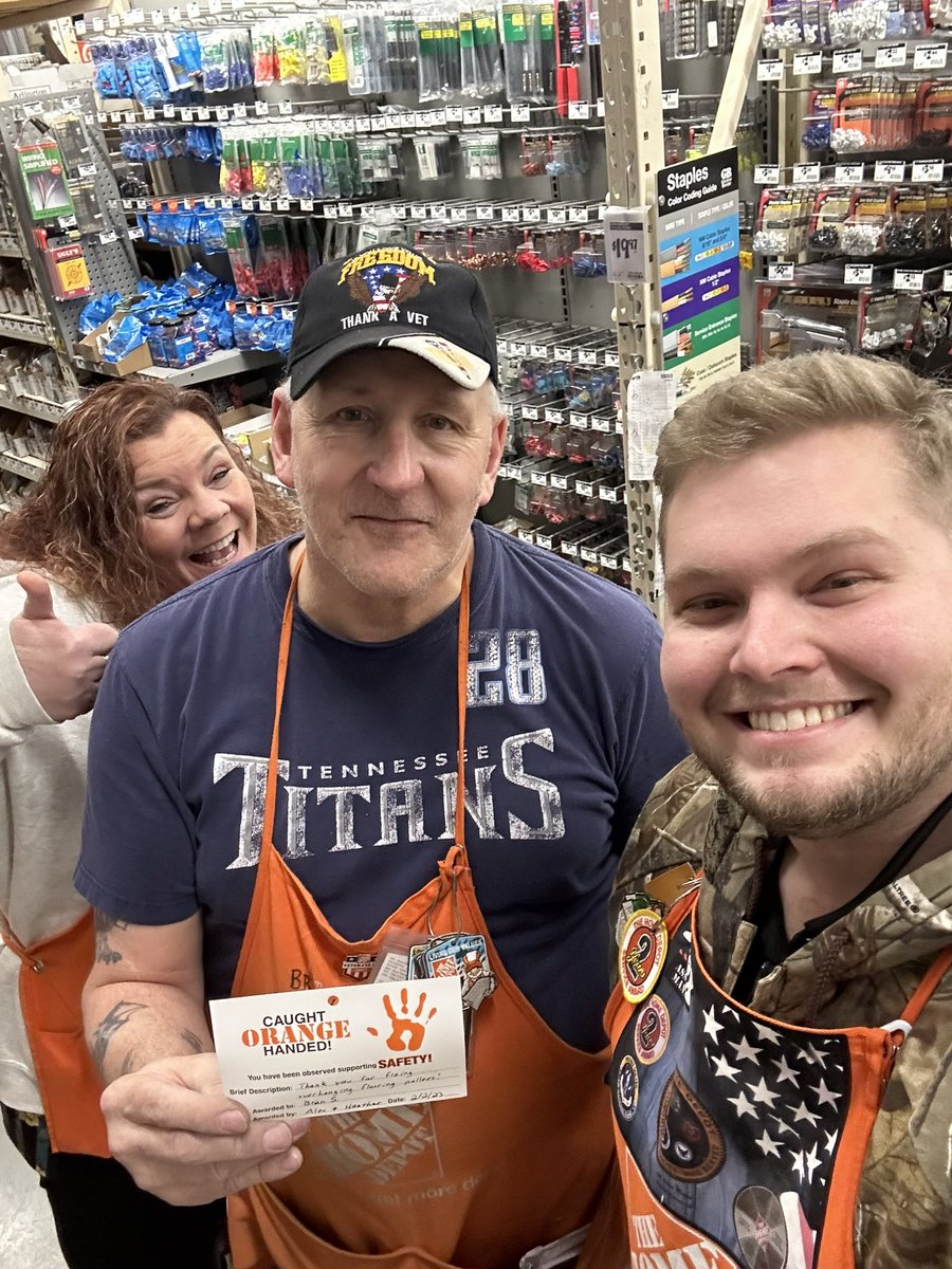 THD_Alex (@thdalex1) on Twitter photo Shoutout to flooring associate Brian for addressing some overhead pallets to get them up to standards!!
<a href="/CoveredwIcing/">Just Heather</a> <a href="/DepotMatt/">Matthew Shorr</a> @JasonGTaylor Shoutout to flooring associate Brian for addressing some overhead pallets to get them up to standards!!
<a href="/CoveredwIcing/">Just Heather</a> <a href="/DepotMatt/">Matthew Shorr</a> @JasonGTaylor