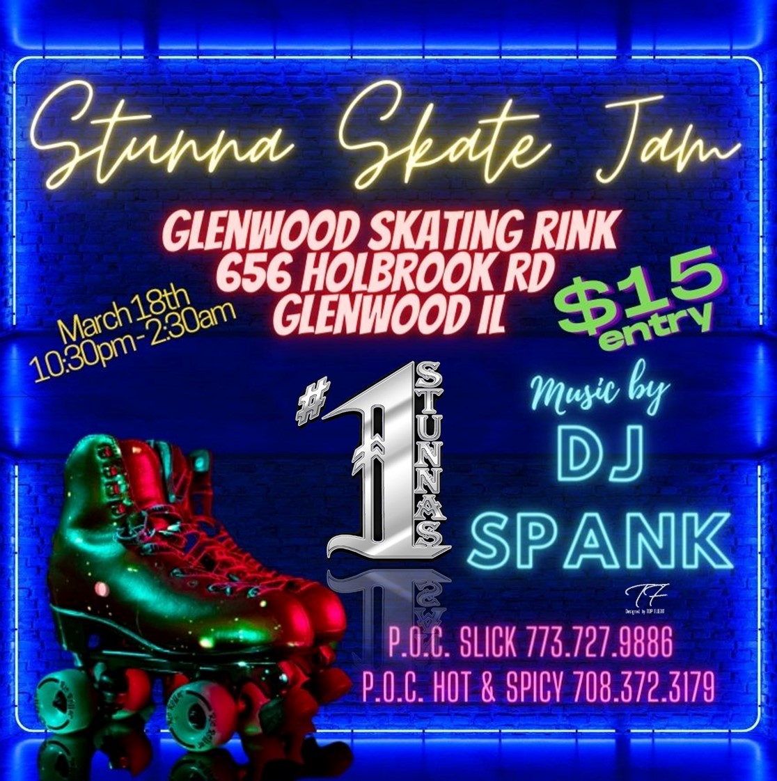 j_diaz410's tweet image. Get them wheels out Chicago and join the Chitown Stunnas for their annual Skate Jam March 18th.  Be sure to hit up the P.O.C.'s for further deetz! #officialnosmsc #nosmsc #nos  #numberonestunnas  #onevoiceonevision #skatejam #rollerskates #chicagochapter #glenwoodskatingrink