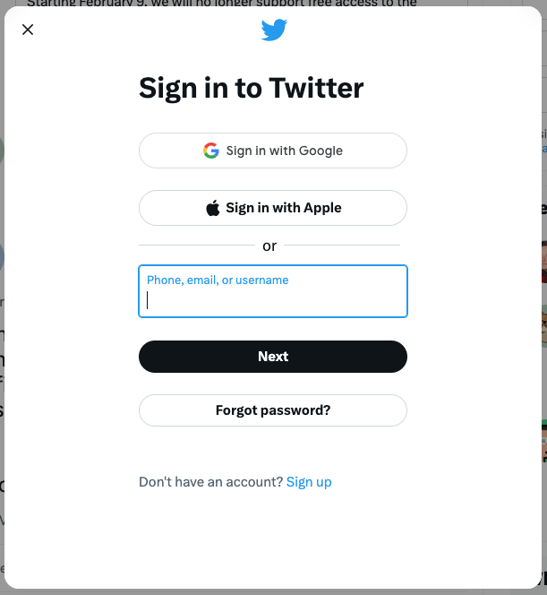 shrumdidly's tweet photo. @elonmusk @BillyM2k @ericnakagawa Darn... I guess I'll never be able to add a Sign in with Twitter button to my website. More free data for Google/Apple/Facebook it is. #changes https://t.co/ajhB7xtYqN